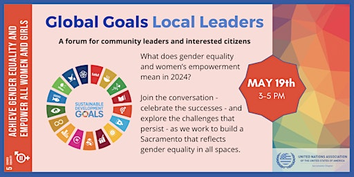 Primaire afbeelding van Global Goals Local Leaders: Gender Equality