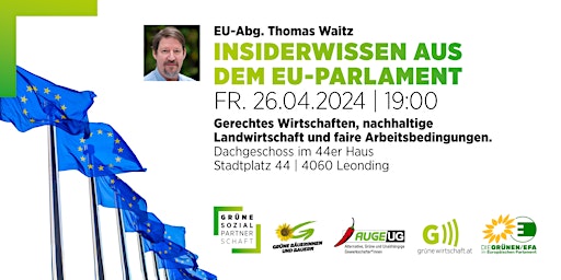 Hauptbild für Thomas Waitz – Insiderwissen aus dem EU-Parlament