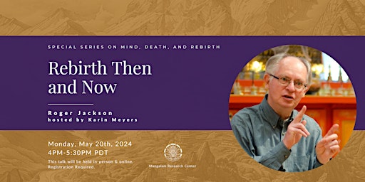 Roger Jackson, "Rebirth: Then & Now" (online event) primary image