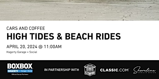 Image principale de Cars and Coffee: High Tides and Beach Rides!