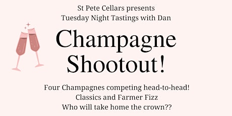 Champagne Shootout! June's TNT @ St Pete Cellars