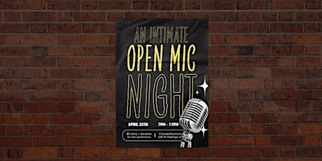 FQ's first open mic night.