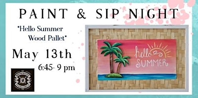 Hello Summer Pallet Paint Night primary image