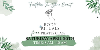 Free In Store Pilates Class primary image