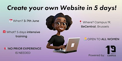 Primaire afbeelding van EmpowHer Week: Create your own Website