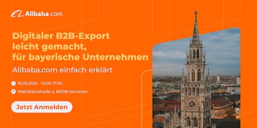 Imagem principal do evento Digitaler B2B-Export leicht gemacht, für bayerische Unternehmen