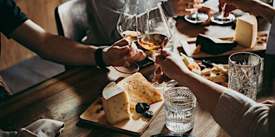 An evening of wine and cheese pairings at The Portly Pig primary image