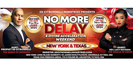 NEW YORK, NY - No More Delay Weekend With Rev. Lucy Natasha (3 DAYS) primary image