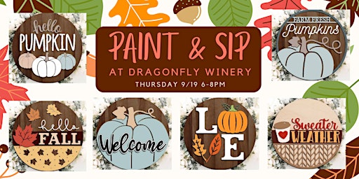 Dragonfly Winery Sip & Paint  primärbild