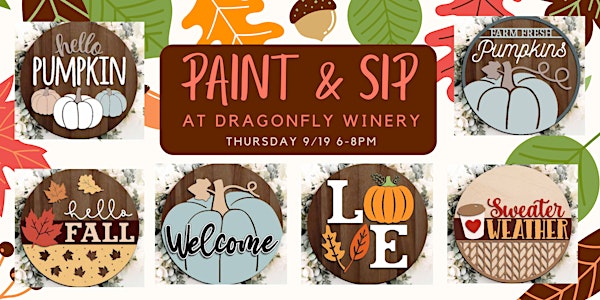 Dragonfly Winery Sip & Paint