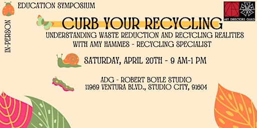 Primaire afbeelding van Curb Your Recycling - Education Symposium with Amy Hammes