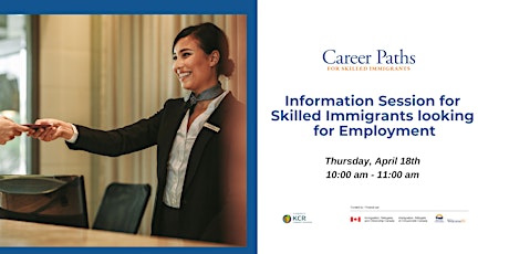 Information Session for Skilled Immigrants looking for Employment