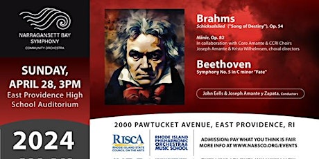 Spring Concert with Coro Amante & CCRI Choirs: Brahms and Beethoven