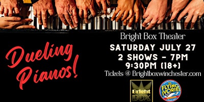 Primaire afbeelding van The Flying Ivories: Dueling Pianos (9:30PM SHOW) - 18+