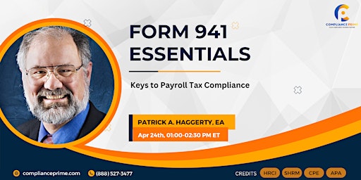 Form 941 Essentials: Keys to Payroll Tax Compliance primary image