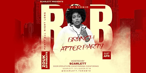 R&B BRUNCH AFTER PARTY primary image