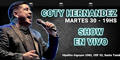 Imagem principal de Show de Coty Hernández