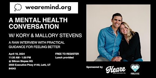 Imagen principal de A MENTAL HEALTH CONVERSATION W/ KORY & MALLORY STEVENS