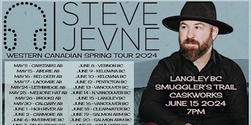 Imagem principal de Steve Jevne Western Canadian Spring Tour 2024 - Langley BC