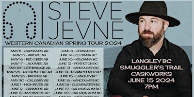 Primaire afbeelding van Steve Jevne Western Canadian Spring Tour 2024 - Langley BC