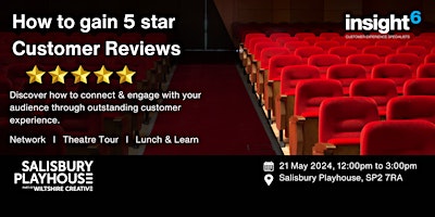 Imagem principal do evento How to gain 5 star customer reviews