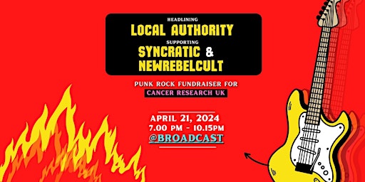 Punk Rock Fundraiser for Cancer Research UK primary image