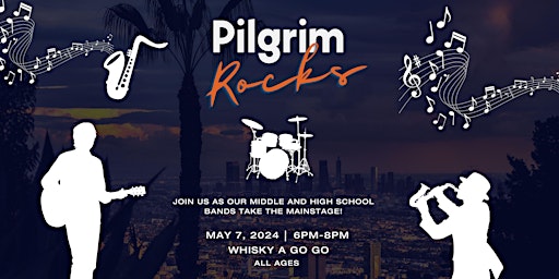 Imagem principal do evento Pilgrim School Rocks - Middle and High School Band Concerts!