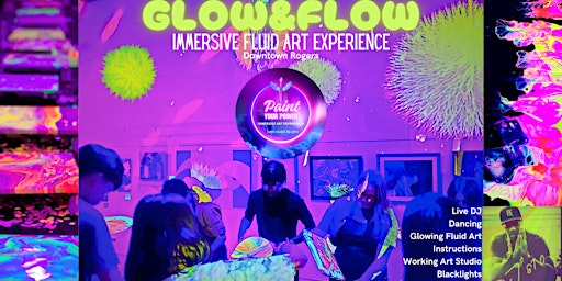 Imagem principal do evento Glow and Flow Immersive Fluid Art Experience
