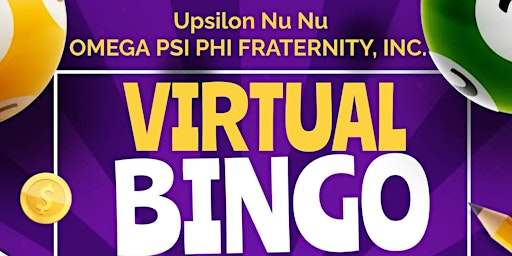 Imagem principal do evento Virtual Bingo - Upsilon Nu Nu