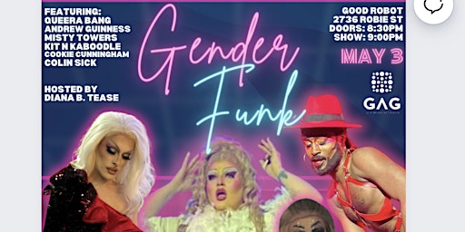 Imagem principal do evento Gender Funk - A Drag Extravaganza