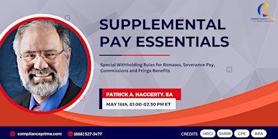 Supplemental Pay Essentials: Special Withholding Rules for Bonuses. primary image