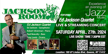 Ed Jackson Quartet (Livestream)