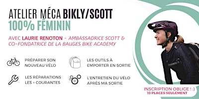 Hauptbild für ATELIER MÉCA 100% féminin Bikly & Scott | Festival du Vélo d'Annecy