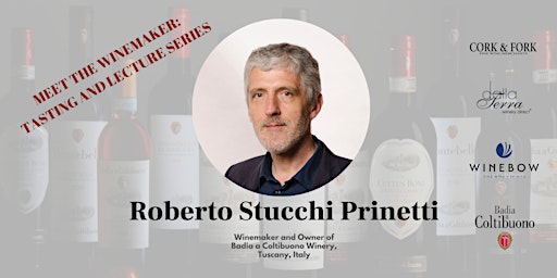 Italian Wine Tasting and Lecture: Roberto Stucchi Prinetti, Owner and Winemaker, Badia a Coltibuono primary image