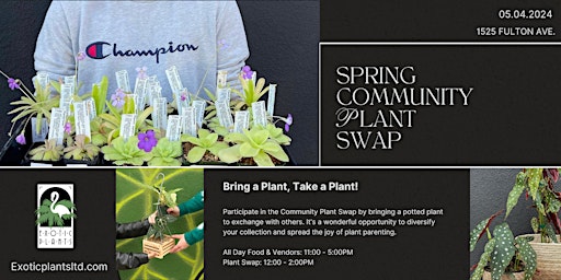 Imagen principal de Spring Community Plant Swap