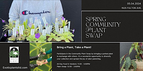 Spring Community Plant Swap