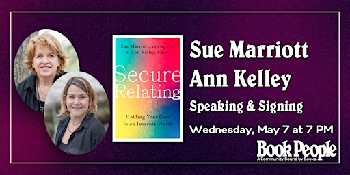 Imagem principal do evento BookPeople Presents: Sue Marriott and Ann Kelley - Secure Relating