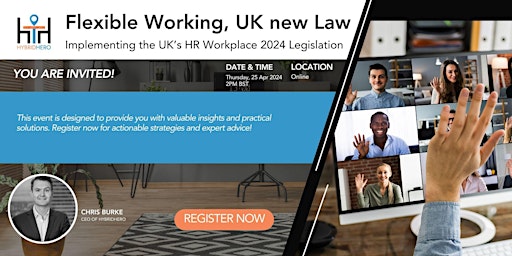 Immagine principale di Implementing the UK's 2024  HR Workplace Legislation: flexible working 