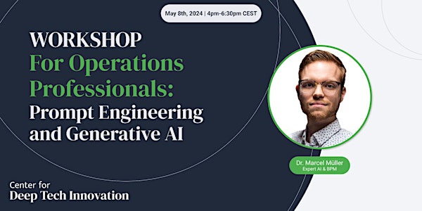 For Operations Professionals: Prompt Engineering and Generative AI