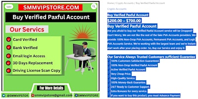 Hauptbild für Chapter 1: #buy Verified Paxful Accounts