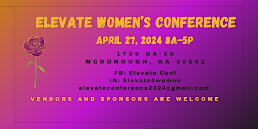Primaire afbeelding van Elevate Women's Empowerment Conference