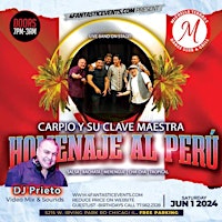 Immagine principale di Peru Live Salsa Saturday: CARPIO Y SU CLAVE MAESTRA 
