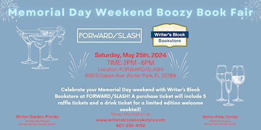 Immagine principale di Memorial Day Weekend Boozy Book Fair 