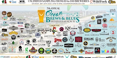 7th Annual Deerfield Beach Ocean Brews and Blues Beer Fest primary image