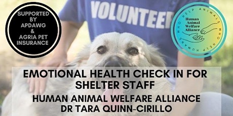 Monthly Emotional Health Check in for Animal Shelter Staff