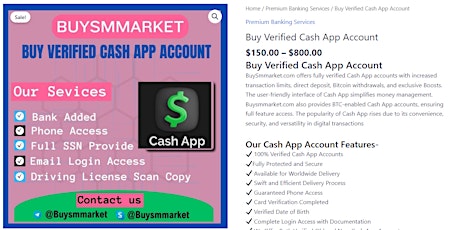 (R)The popularity of buy Cash App accounts continues to rise due to their convenience (R)