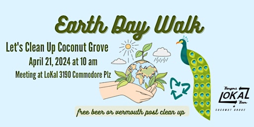 Imagem principal do evento Earth Day Clean Up in Coconut Grove