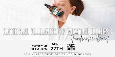 Imagem principal do evento Fundraiser for The National Alliance of Mental Illness