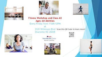 Imagem principal do evento FREE Fitness Class and Workshop - All Ages and Abilities