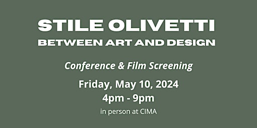 Hauptbild für Stile Olivetti: Between Art and Design
